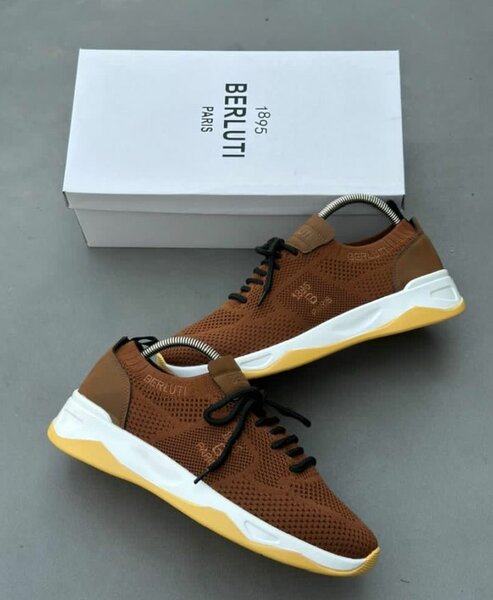 Chaussures Homme Berluti Cuir Marron