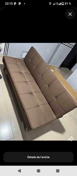 Canapé convertible marron pour chambre