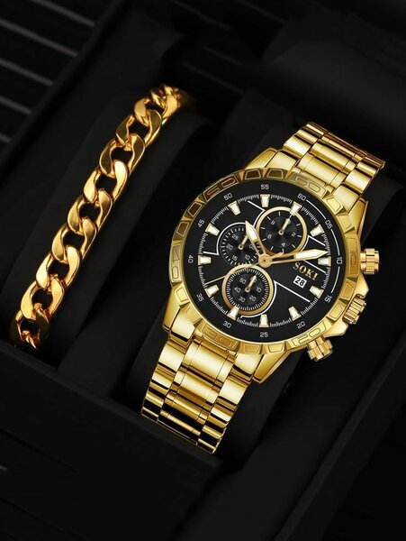 Montre Luxueuse Homme Acier Inoxydable
