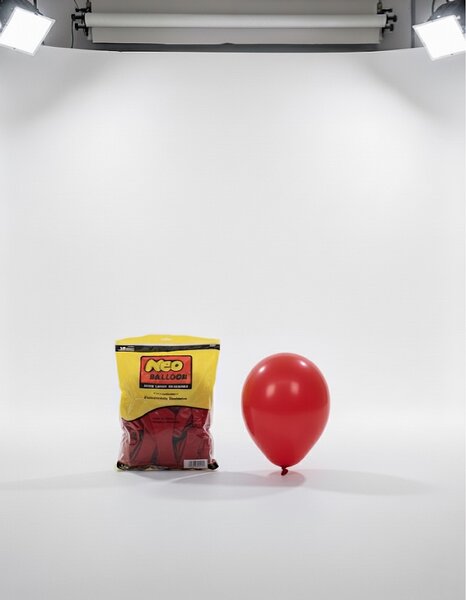 100Ballons en latex rouges