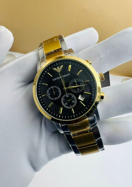 Montre Homme Luxe Dorée