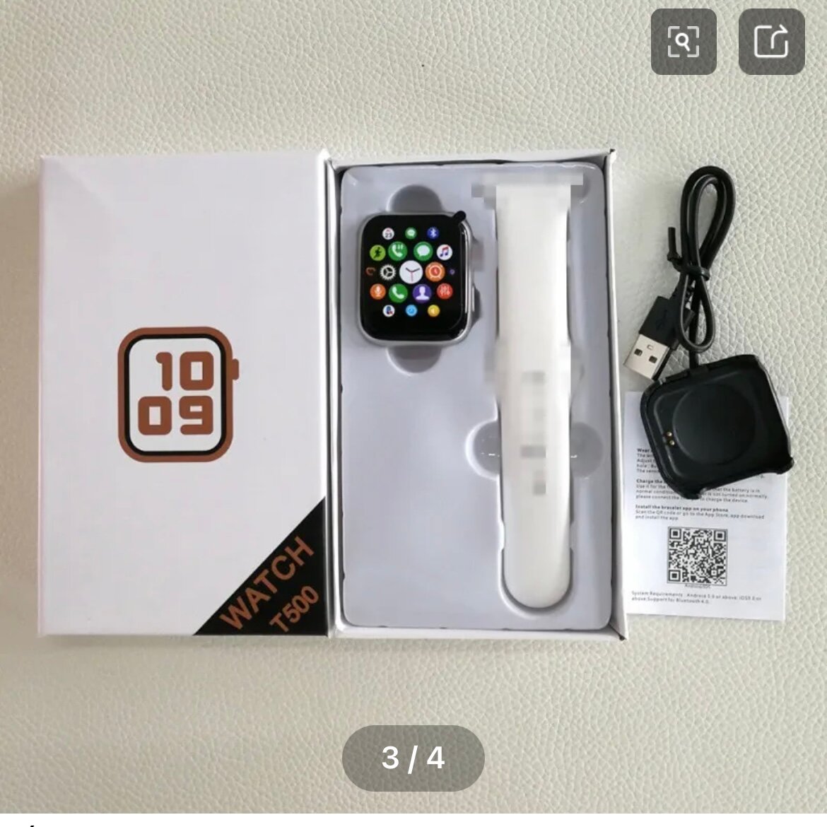 Montre intelligente T500