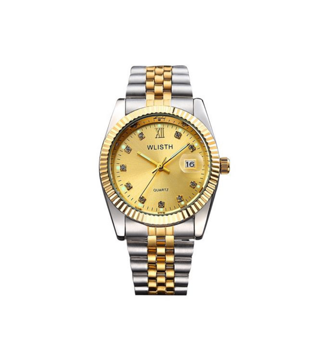 Montre Homme Luxe Dorée