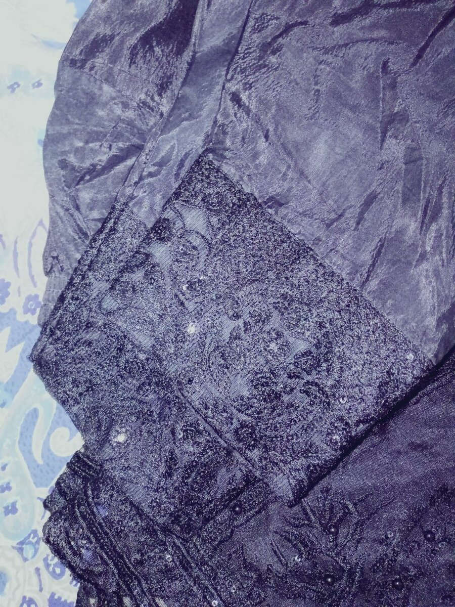 Black embroidered dress