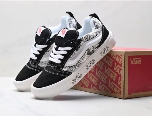 Chaussures Vans noir et blanc