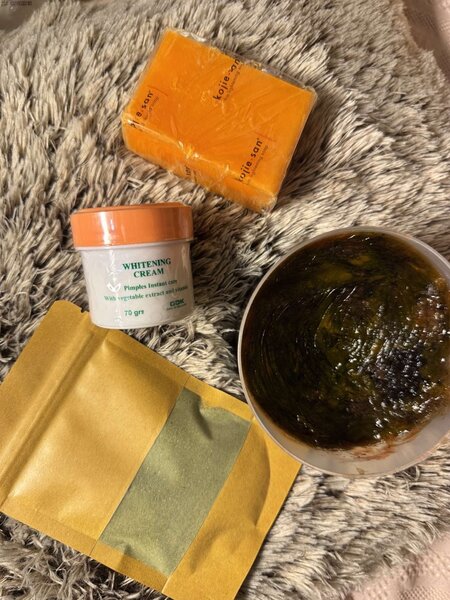 Acne treatment set  (magic black soap)