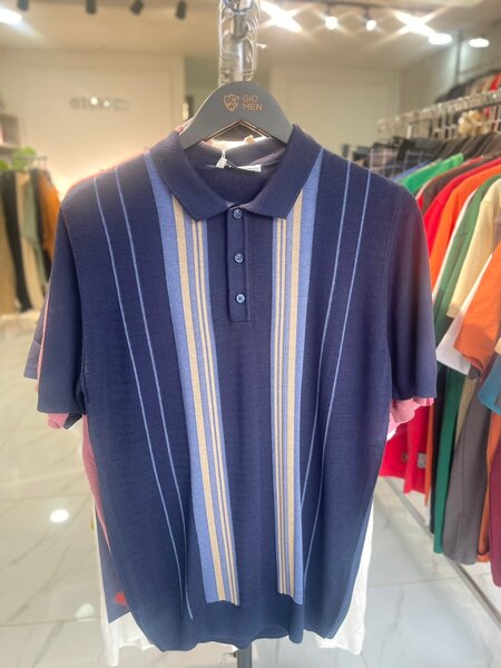 Zip up Polo neck shirt