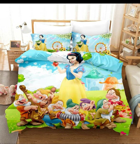 Duvet cover + 2 pillowcases Snow White