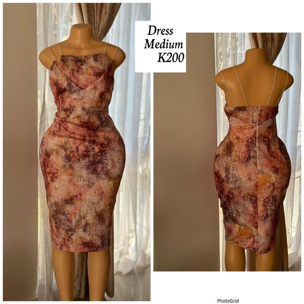 Women's cocktail pink dress in size M