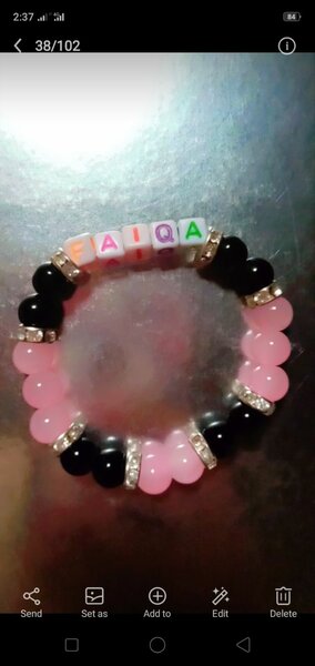 Fancy name bracelet