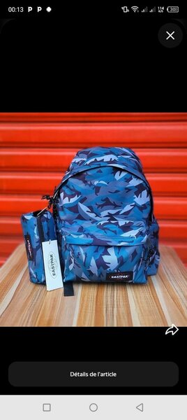 Sac à dos Eastpak motif camouflage