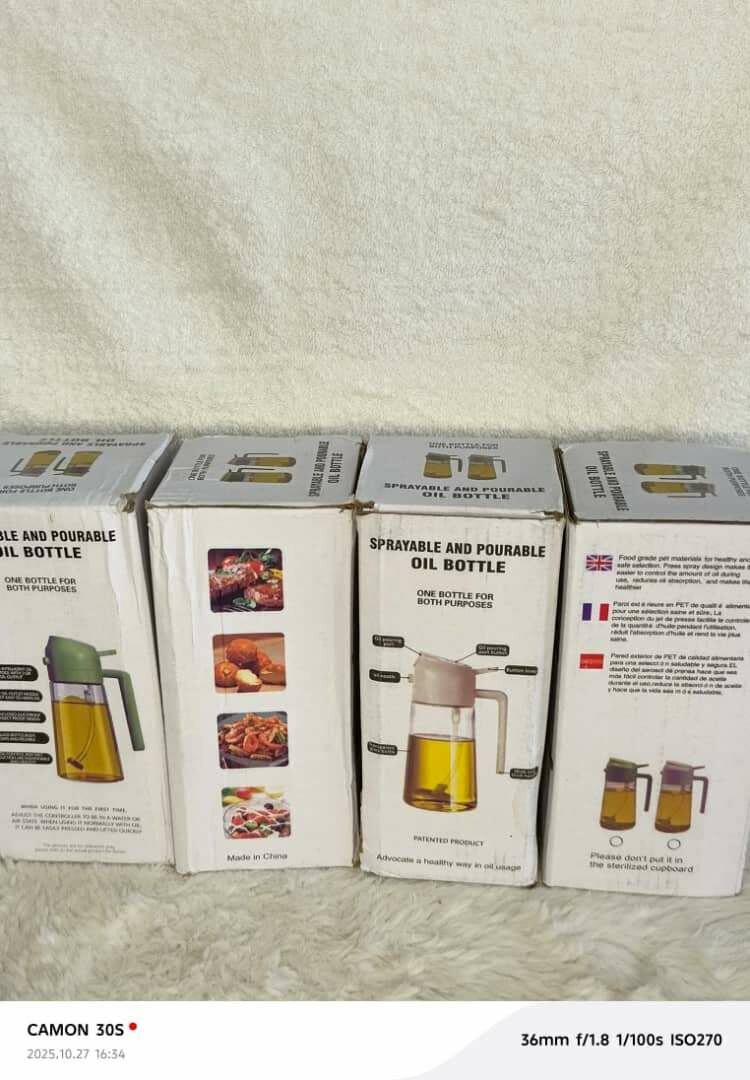 Bouteille d'Huile Pulvérisable