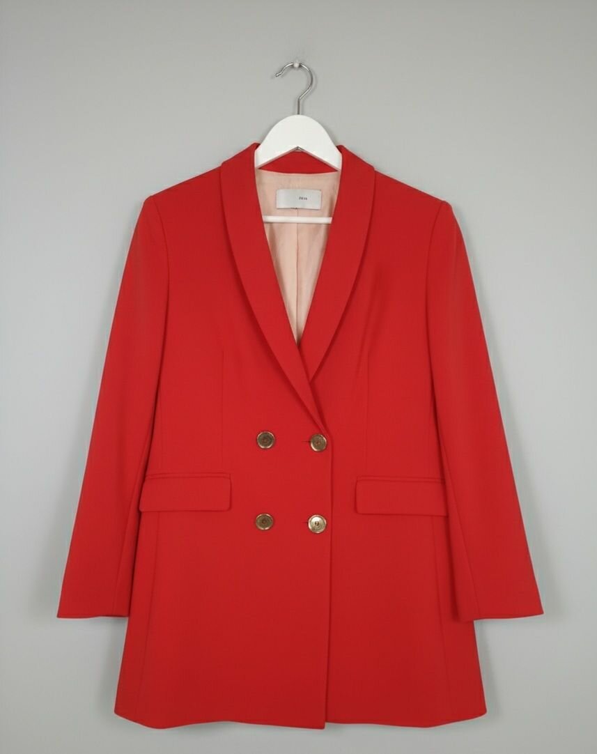 Veste rouge zara