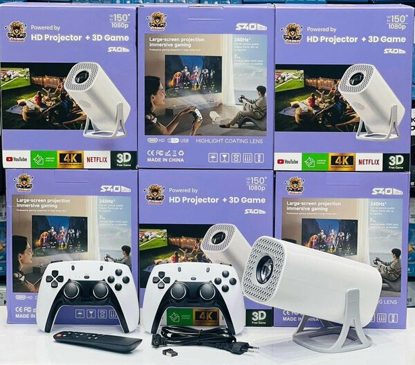 Projecteur HD 4K 3D 2 en 1