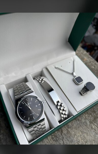 Ensemble de Montre et Bijoux Homme