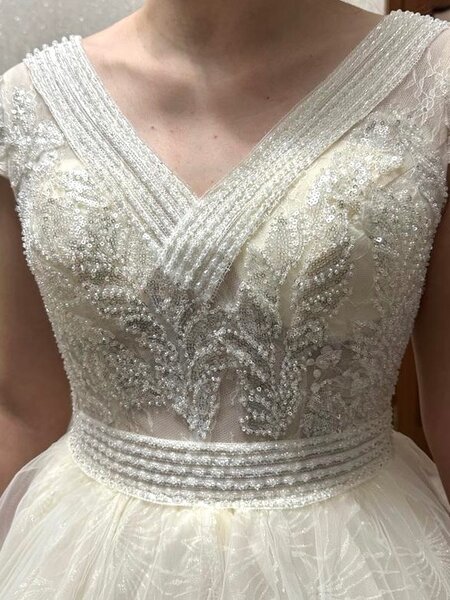 шикарное свадебное платье