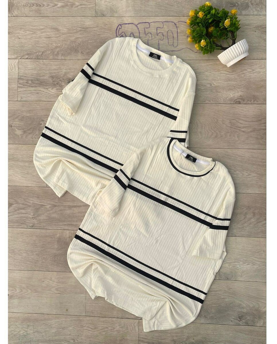 T-shirts assortis rayés