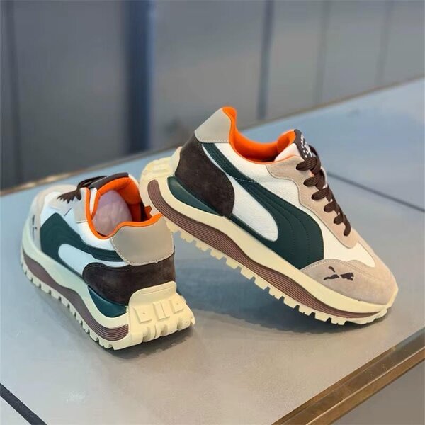 Baskets tendance multicolores