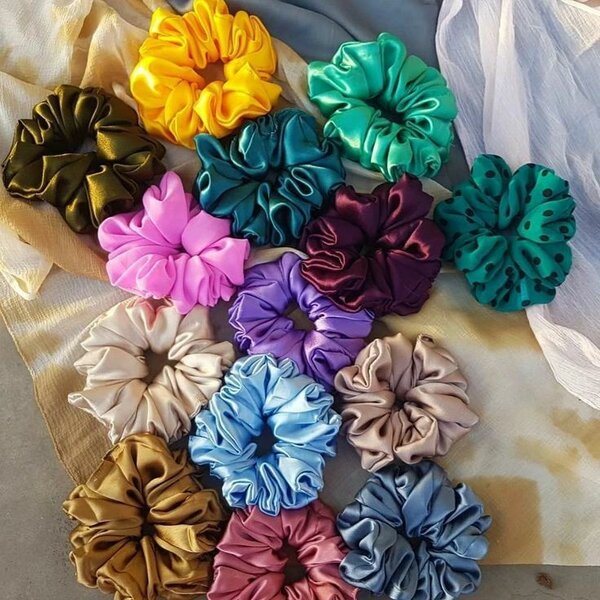 Satin scrunchie