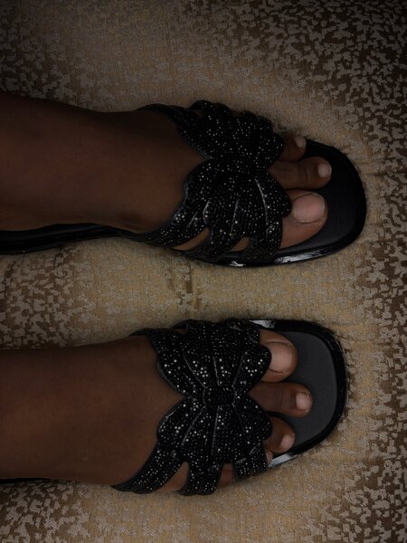 Sandales élégantes noires