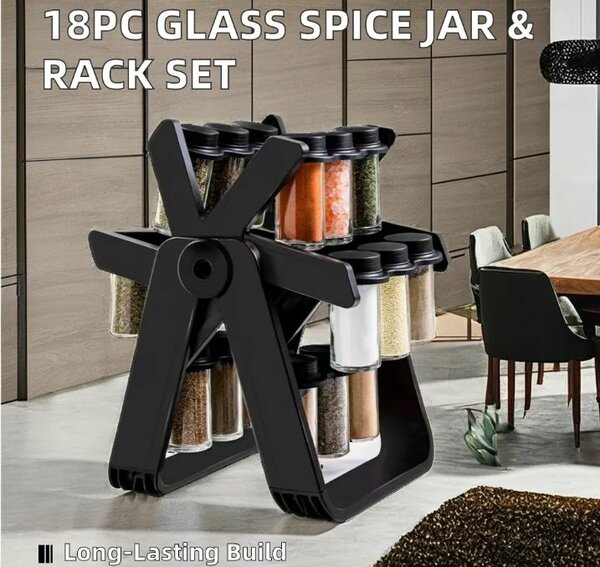 Étagère à épices 18 pots