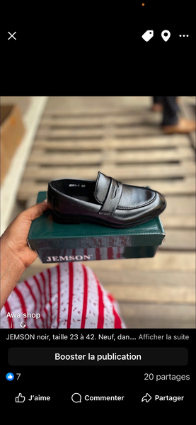 Mocassins noirs élégants