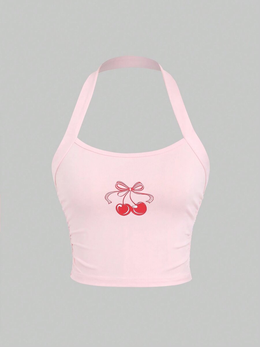 Top bandeau rose tendance