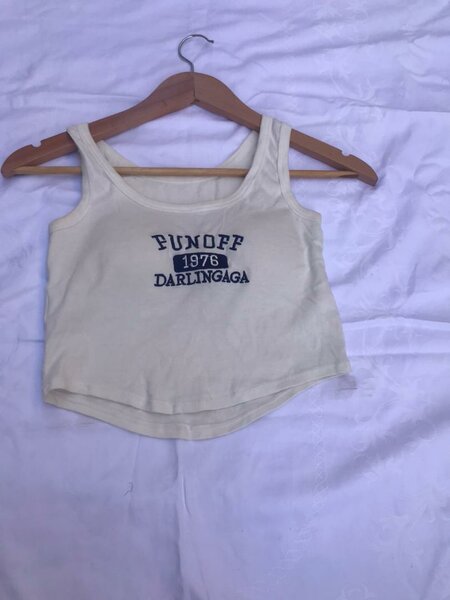 Débardeur Écru Femme