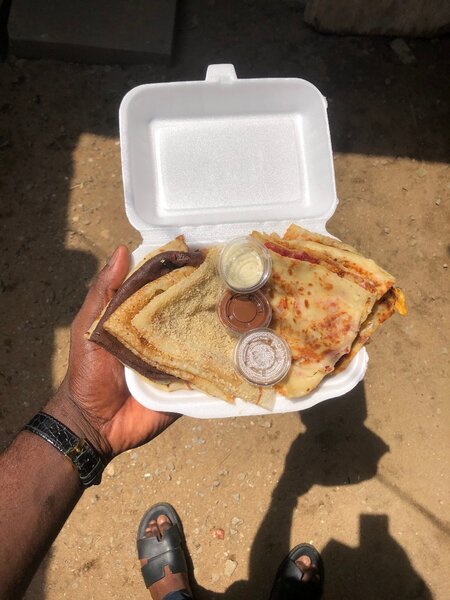 Crêpes sucrée-salées