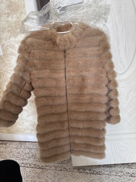 Норковая полушубка с коротким три четверти