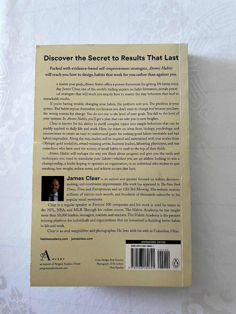 Книга Atomic Habits