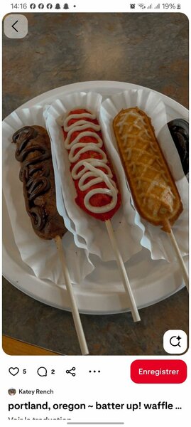 Gaufrettes sur Bâtonnet