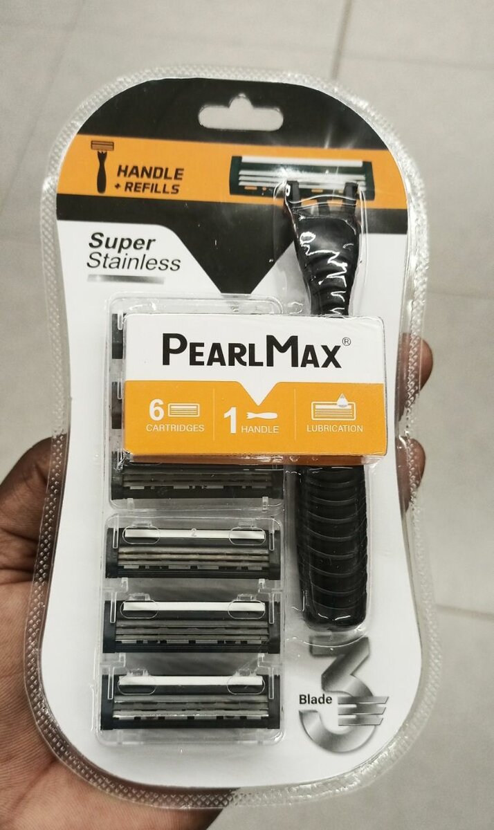 Rasoir de sécurité PearlMax avec 6 lames