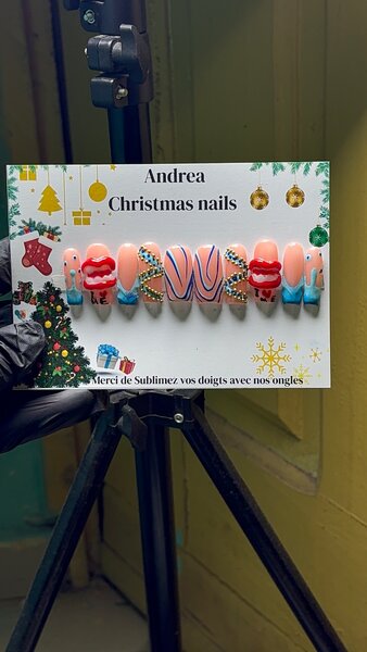 Ongles de Noël uniques