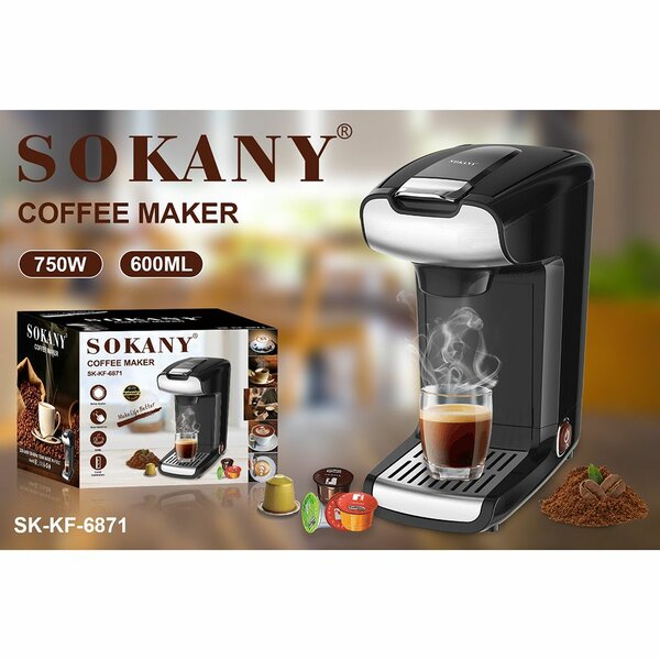 Cafetière Sokany 750W 600ML