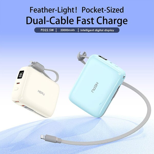 Chargeur Portable HEPU 20000mAh