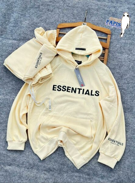 Sweat à capuche Essentials beige
