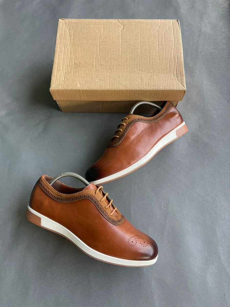 Chaussures Derby en cuir élégantes