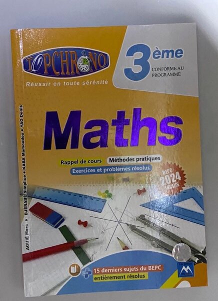 Top chrono mathématiques 3eme édition 2025