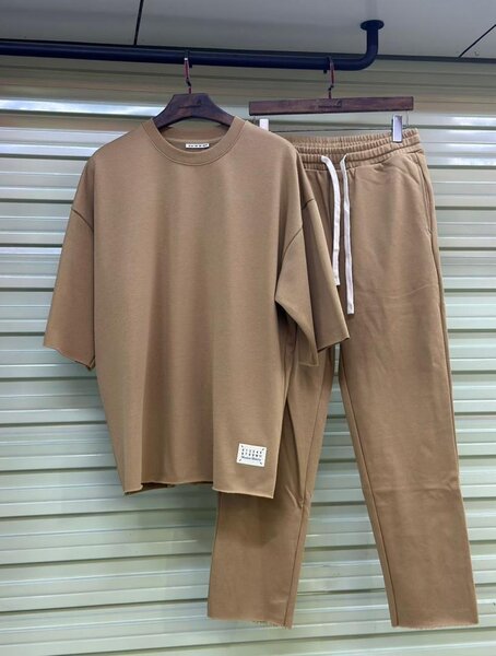 Ensemble survêtement homme beige