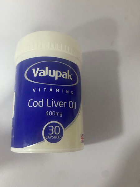 Valupak Cod Liver Oil Capsule 400mg