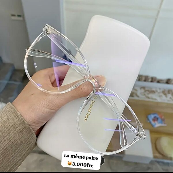 Lunettes Transparentes Élégantes