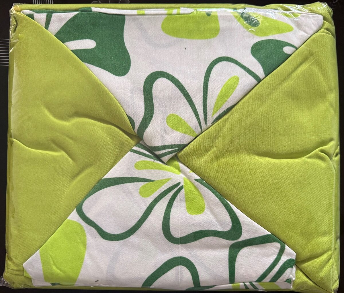 Couvre-lit élégant motif floral