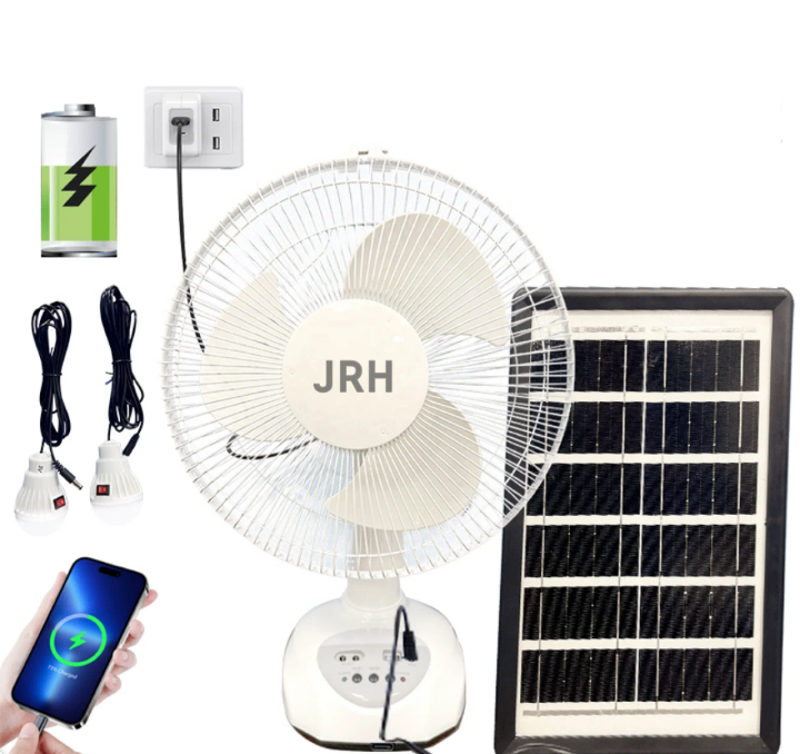 Ventilateur solaire portable JRH