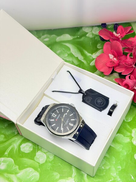 Montre Homme Luxe avec Bracelet en Cuir