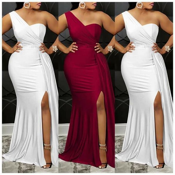 Robe longue un bras