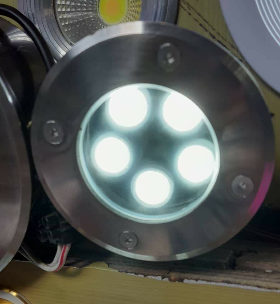 Floor light,  RGB and white colour, available