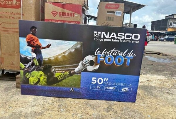 NASCO 50" TV LED - Idéal pour le football