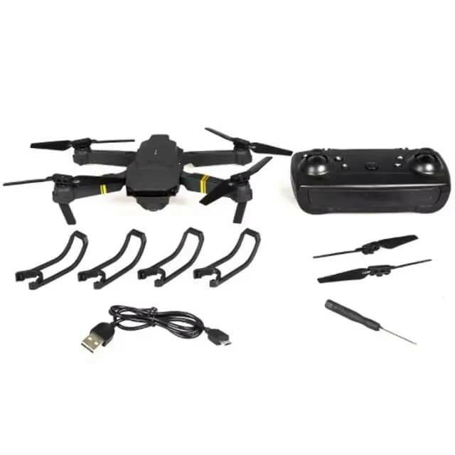 Drone avec caméra 4K, quadricoptère RC avec caméra pliable F