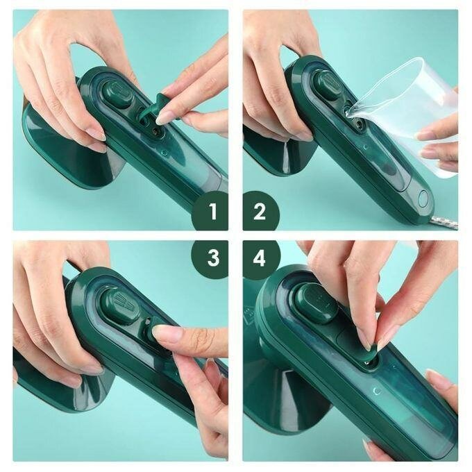 Fer à repasser portable avec spray